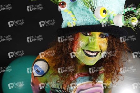 Jörg Düsterwald beim World Bodypainting Festival 2020 online in Hameln