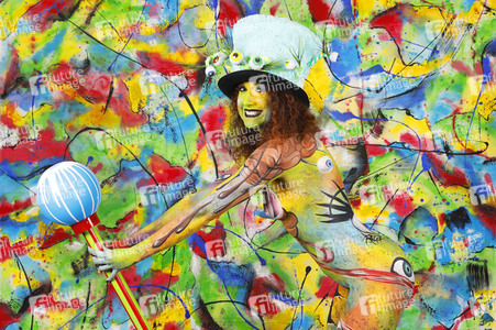 Jörg Düsterwald beim World Bodypainting Festival 2020 online in Hameln