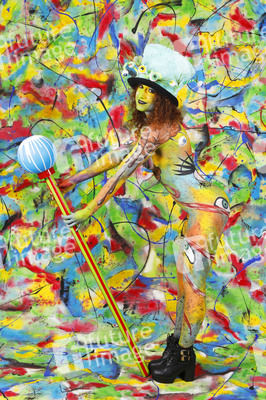 Jörg Düsterwald beim World Bodypainting Festival 2020 online in Hameln