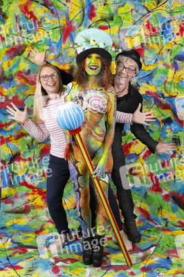 Jörg Düsterwald beim World Bodypainting Festival 2020 online in Hameln