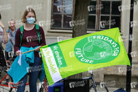 Protestaktion von Fridays For Future in Görlitz
