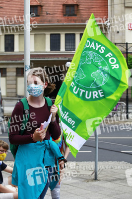 Protestaktion von Fridays For Future in Görlitz