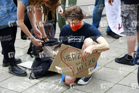 Protestaktion von Fridays For Future in Görlitz