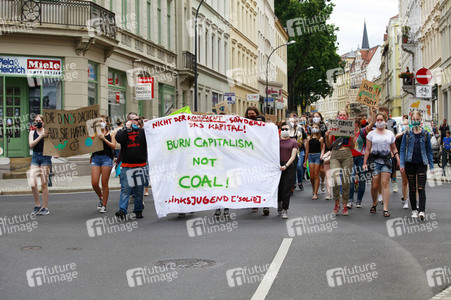 Protestaktion von Fridays For Future in Görlitz