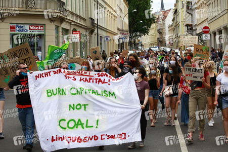 Protestaktion von Fridays For Future in Görlitz