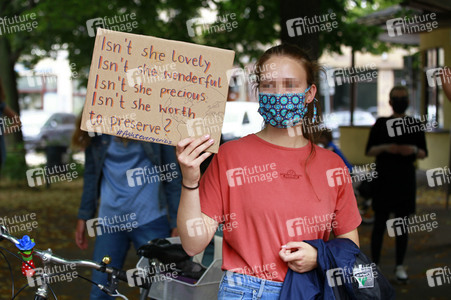 Protestaktion von Fridays For Future in Görlitz