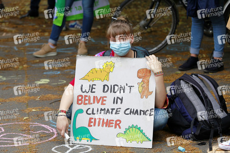 Protestaktion von Fridays For Future in Görlitz