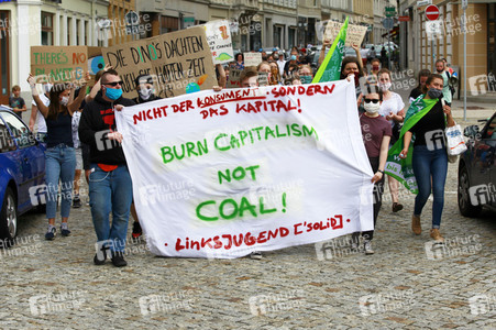 Protestaktion von Fridays For Future in Görlitz