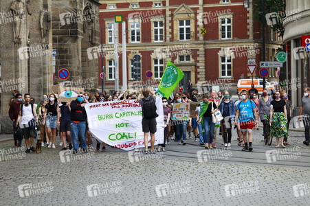 Protestaktion von Fridays For Future in Görlitz