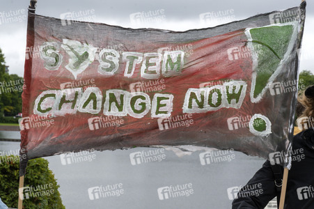 Protestaktion von Fridays For Future in Hamburg