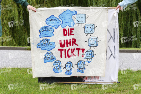 Protestaktion von Fridays For Future in Hamburg