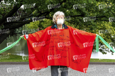 Protestaktion von Fridays For Future in Hamburg