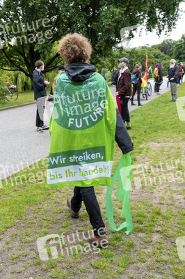 Protestaktion von Fridays For Future in Hamburg