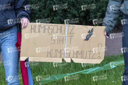 Protestaktion von Fridays For Future in Hamburg