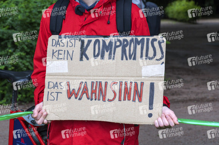 Protestaktion von Fridays For Future in Hamburg