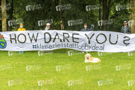 Protestaktion von Fridays For Future in Hamburg