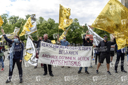 Protest gegen Corona-Beschränkungen in Berlin