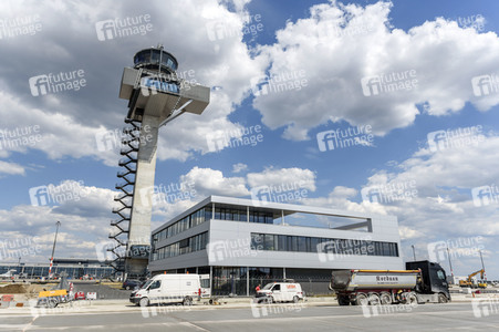 Vorfeld-Baustelle am Flughafen Berlin Brandenburg in Schönefeld