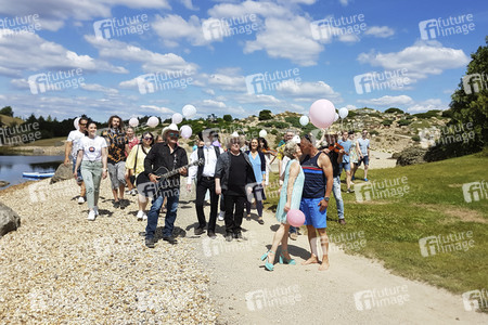 Linda Feller beim MyTVplus Videodreh in Boxberg