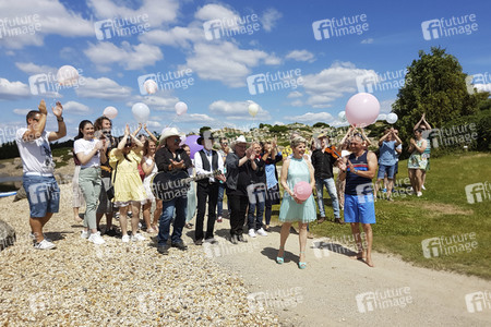 Linda Feller beim MyTVplus Videodreh in Boxberg