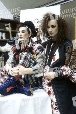 Enthüllung der Wachsfigur von Boy George im Madame Tussauds London