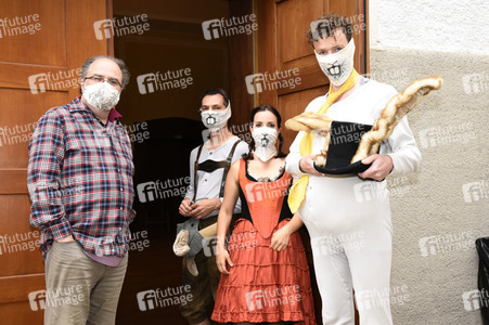 Theateraufführung 'Sängerkrieg der Heidehasen' in Haar