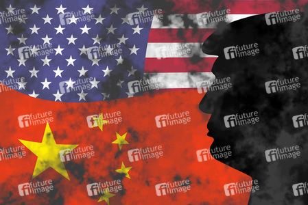 Symbolfoto China vs. USA