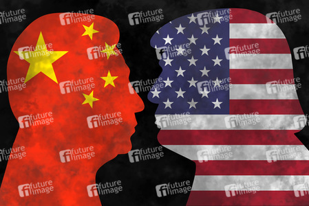 Symbolfoto China vs. USA