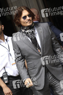Johnny Depp vor dem High Court in London
