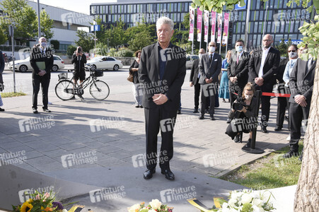 Kranzniederlegung die Opfer des Attentats am Olympia-Einkaufszentrum in München