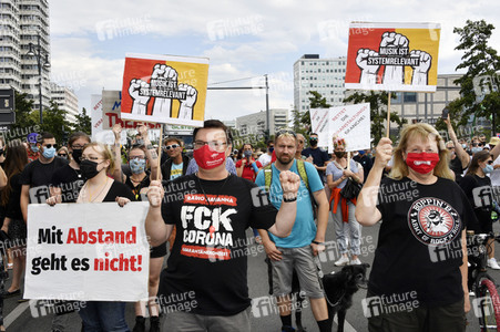Protestmarsch der Veranstaltungsbranche in Berlin