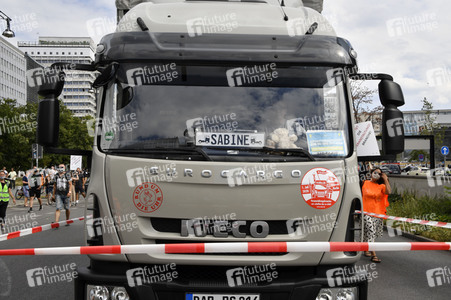 Protestmarsch der Veranstaltungsbranche in Berlin