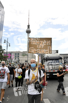 Protestmarsch der Veranstaltungsbranche in Berlin