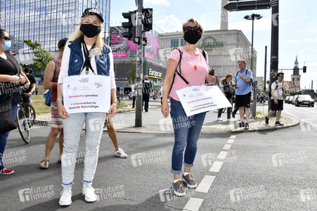 Protestmarsch der Veranstaltungsbranche in Berlin