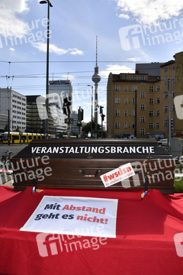 Protestmarsch der Veranstaltungsbranche in Berlin