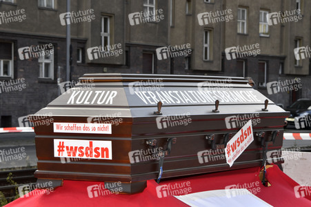 Protestmarsch der Veranstaltungsbranche in Berlin