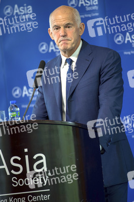Giorgos A. Papandreou hält eine Rede über den Brexit in Hongkong