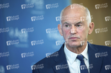Giorgos A. Papandreou hält eine Rede über den Brexit in Hongkong