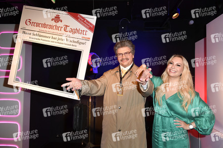 Enthüllung der Wachsfigur von Horst Schlämmer im Madame Tussauds Berlin