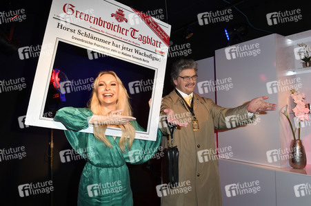 Enthüllung der Wachsfigur von Horst Schlämmer im Madame Tussauds Berlin
