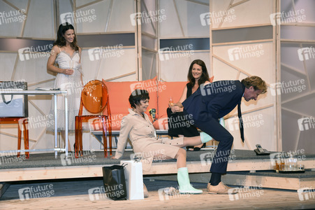 Theaterprobe 'Schwiegermutter und andere Bosheiten' in München