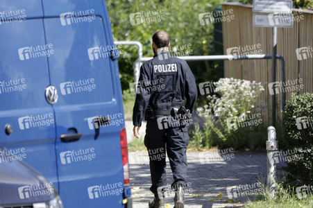 Ermittlungen des BKA im Fall Maddie McCann in einem Schrebergarten in Seelze