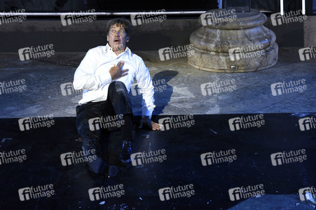 Theaterprobe 'Jedermann' in Salzburg