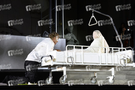 Theaterprobe 'Jedermann' in Salzburg