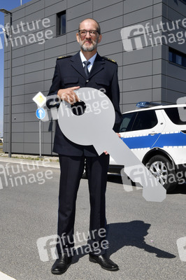 Fototermin zur Fertigstellung des Dienstgebäudes der Bundespolizei am BER in Berlin