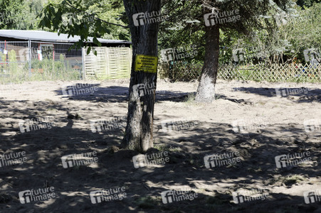 Garten des Verdächtigen im Vermisstenfall Maddie McCann in Seelze