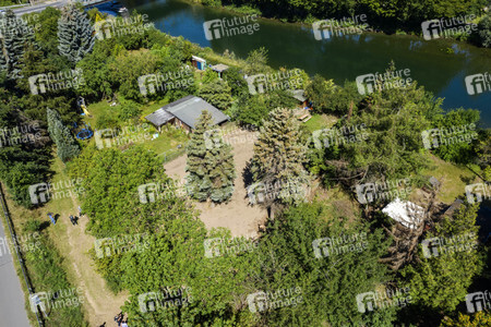 Garten des Verdächtigen im Vermisstenfall Maddie McCann in Seelze