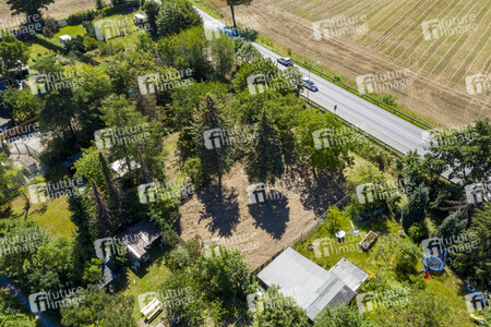 Garten des Verdächtigen im Vermisstenfall Maddie McCann in Seelze