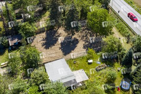 Garten des Verdächtigen im Vermisstenfall Maddie McCann in Seelze