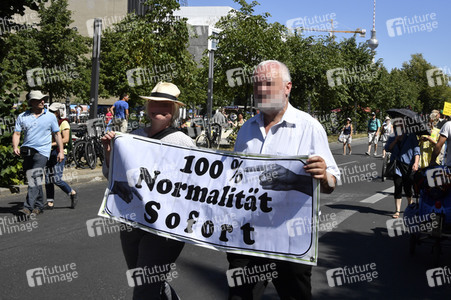 Protest gegen Corona-Maßnahmen in Berlin